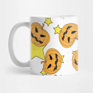 Pumkins with stars Mug